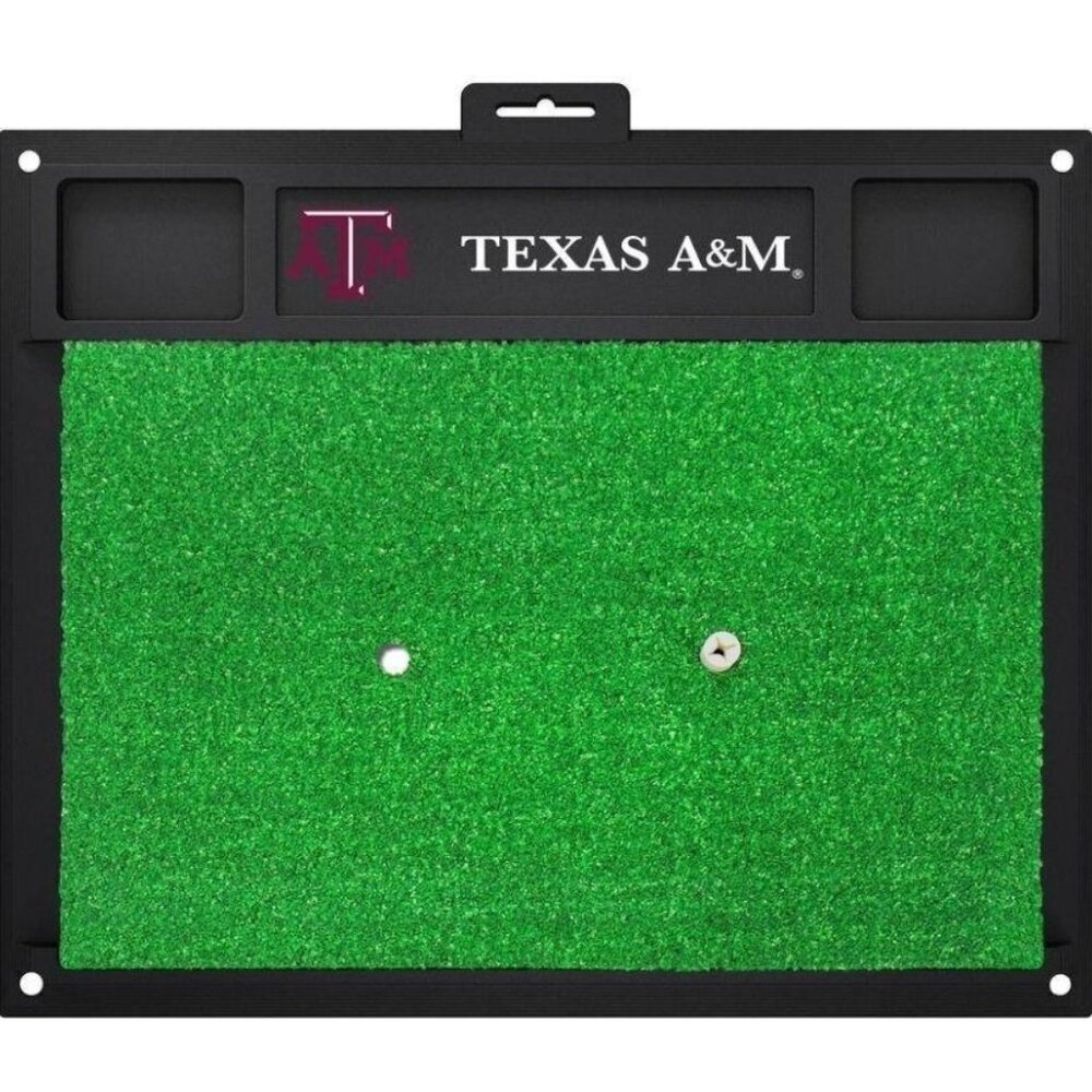 NEW NCAA Texas A&M University 17 in. x 20 in. Golf Hitting Mat
